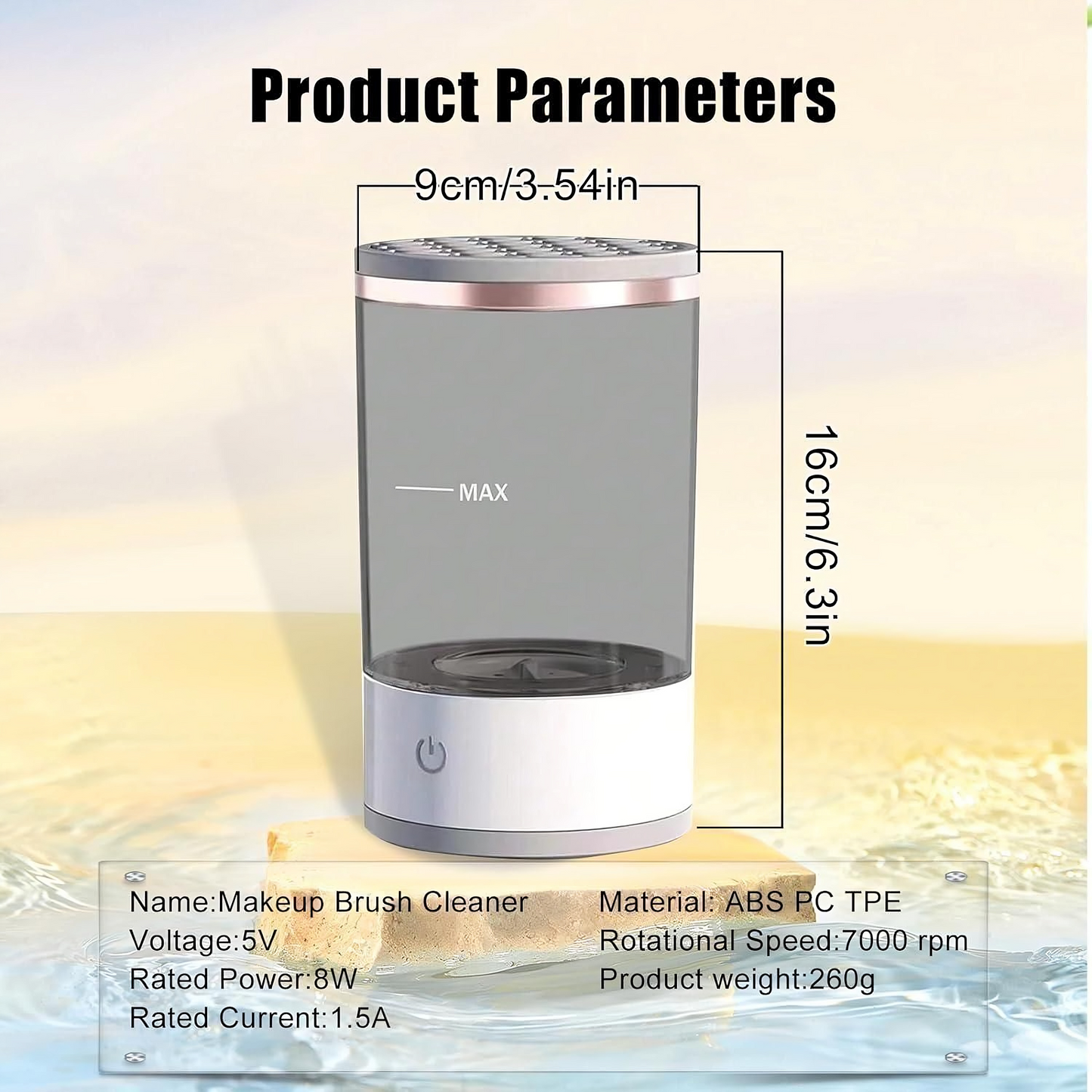 Makeup Brush Automatic Cleaner