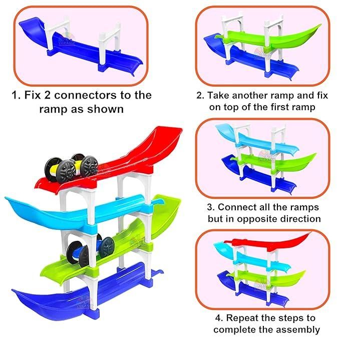 Multi level Ramp Racing Car Toy Set