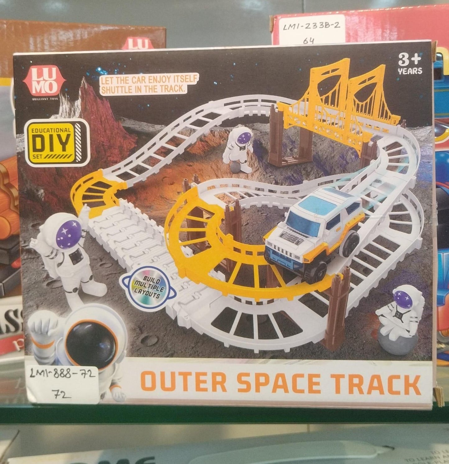 Astronaut Spaceship Track Set