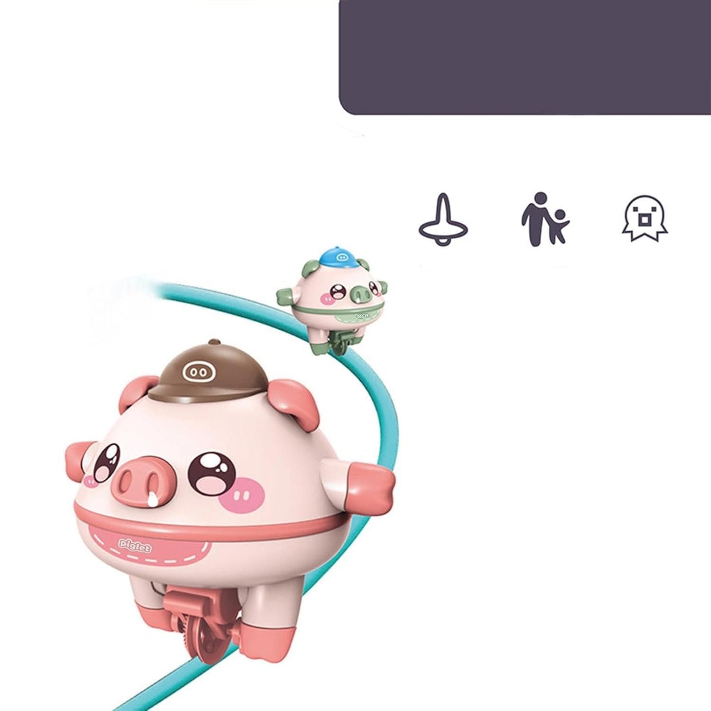 Tightrope Walking Tumbler Pig