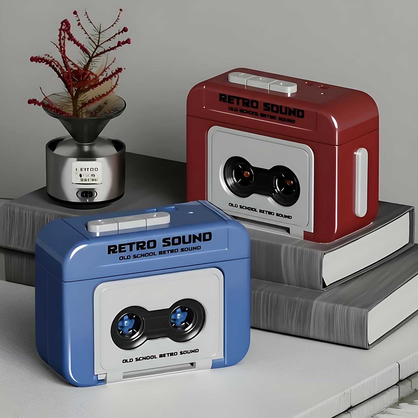 Retro Sound Mini Keychain(With Music,Voice Recorder)